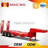 3 Axle 40 Ton 16 Meter Low Plate Semi Trailer for Sale China Supplier thumbnail-2