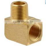 NPTF Female x NPTF Male 90 Degree Street Elbow Brass Pipe and Welding Fitting thumbnail-1