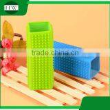 Pet Accessories Tool Gel Silicone Square Cat Dog Pet Bath Massage Hair Removal Grooming Slicker Brush Comb thumbnail-1