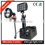 railway IP68 waterproof rechargeable led explosion proof high power searchlight cree torch emergency spotlight