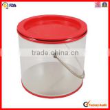 hot sale round tin pvc can