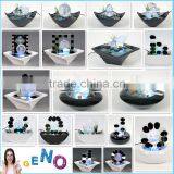 Rotating Crystal Glass Ball Water Fountain for Indoor Decoration thumbnail-2