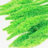 Green Bumpy Chenille Crafting Fluffy Tinsel Sticks thumbnail-2