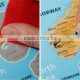 Detailed Europe Map With Scratch off Stickers Large Size Tube Packaging AMA-15 thumbnail-3