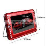 Portable Full 1080P HD DVD Player 9Inch DVD/CD Player With Game/FM/TV Turner Multi Media EVD Player For Sale thumbnail-2
