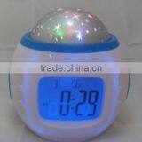 LED Projector Night Light for Babies and Kids as Gifts and Presents Large LCD Alarm Clock thumbnail-4