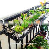 European Style Wrought Iron Balcony Designs Hanging Flower Basket thumbnail-2