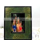 F1 Antique Green Polyresin Photo Picture Frame thumbnail-1