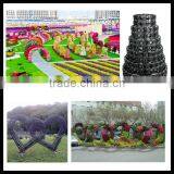 Dubai Garden Heart Pot Flower Tower Pot Garden Supplier thumbnail-2