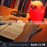 China Supplier Silicone Night Light New Product Animal Kid Owl Lamp thumbnail-3