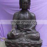 Copper / Bronze Buddha Statue Sculpture thumbnail-1