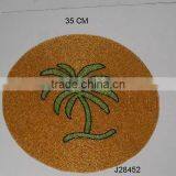 Glass Bead Place Mats With Palm Tree Patterns Other Colours Also Available thumbnail-1
