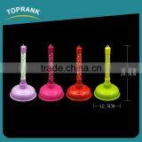 Toprank Good Durable Handle Printed Strong Sucker Rubber Toilet Plunger Disposable Mini Toilet Plunger With Holder thumbnail-2