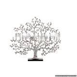 silver plated metal tree fancy sculpture