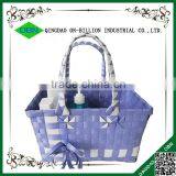 Custome Recycled Plastic Woven Shopping Tote Basket thumbnail-4