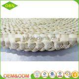 2017 New Design Flaxen Color Custom Wholesale Braided Straw Round Woven Placemats thumbnail-3