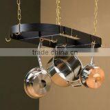 Wrought Iron Kitchen Hanging Pot Rack thumbnail-1