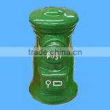 Wholesale Post Stand Ceramic Money Box Piggy Bank