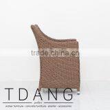 Largo Wicker Dining Chair - Vietnam Poly Rattan - Outdoor Patio Furniture thumbnail-5