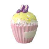 Ceramic Cake Coin Bank thumbnail-1
