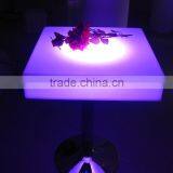 Illuminated Color Changing Suqare Top Led Glowing Cocktail Tables thumbnail-4