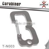 Lucky Number Carabiner Range, Made From Stainless Steel Keychain thumbnail-1