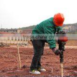 Handheld Petrol Powered Guardrail Fence Vibrating Post Driver Hammer Portable Gasoline Excavator Piling Machine thumbnail-1