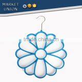 Antiskid Silk Scarf Flocked Velvet Hangers,excellent Silk Scarf Bound,ABS, Nylon Villi,Chrome Plated Hook thumbnail-5