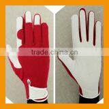 Wholesale Red Ladies Garden Pig Leather Gloves thumbnail-1