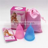 Fda Liquid Silicone wemons and ladys Reusable Menstrual Cup