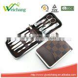 WCJ998 Stainless Steel Nail Care Personal Manicure Pedicure Set Travel Grooming Kit Manicure Set Tool Kit