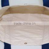 12 Oz Natural Canvas Tote Bag With Cotton Web Handle - Made in India thumbnail-6