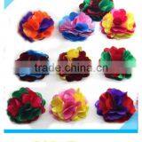 Colorful 2012 New Satin Rose Flower Hair Accessory
