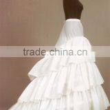 White Long Train Petticoat thumbnail-1