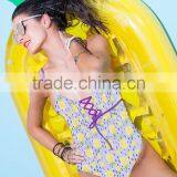 Ladies Fashion Pineapple Print One-piece Swimwear thumbnail-1