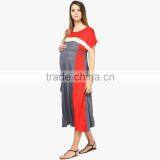 100% Cotton Maternity Clothes Wear Dresses Wholesale for Pregant Women thumbnail-3