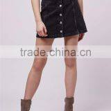 New Arrival Latest Design Button Through Skirts A Line Dark Blue Skirts Special Brand Skirts thumbnail-2