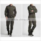 High Quality Black Army Dress Working Suit Combat Uniform thumbnail-2