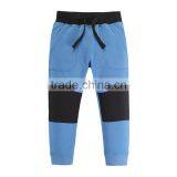 100% Cotton Knitted New Model Wholesale Fashion Design Pocket Cargo Kids Pants thumbnail-3