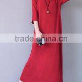 Z&M Linen Long Dress Woman Linen Dress Dress Linen thumbnail-4
