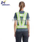 USB Rechargeable Battery High Visibility Work Flashing Led Safety Vest thumbnail-6