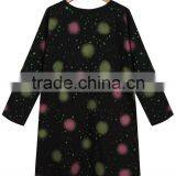 Women's European New Style Long Sleeve Printing Distressed Thick Dress thumbnail-2