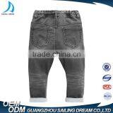2017 Latest Fashion Children Jeans Pants Grey Denim Kids Boy Jeans thumbnail-3