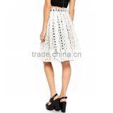Fashion Casual Organza Embroidery Sheds Skirts thumbnail-3