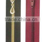 Golden Finishing Brass Zipper For Bags thumbnail-1