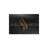 Brown PVC Profiles Laminated Frame Film 4 Chambers For Doors Frames