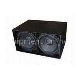 Dual 18 Inch LF Drivers Concert Sound Equipment , Subwoofer Speaker