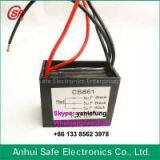 Wire Type 5+5+5uF CBB61 Capacitor thumbnail-1