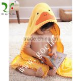 100% cotton ultra soft kids hooded towels