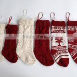 Christmas Light Decorative Socks , Knitted Christmas Boot Socks thumbnail-3